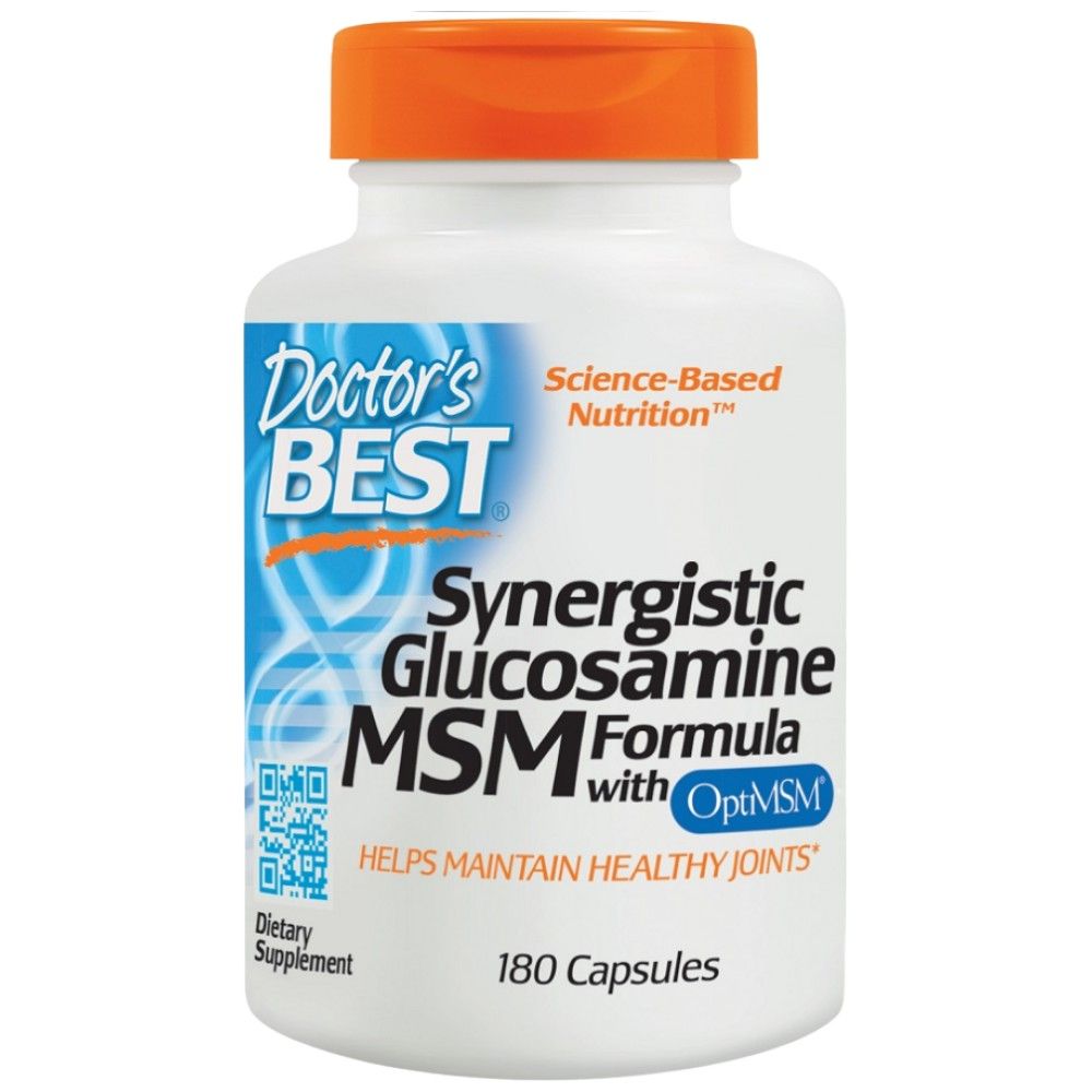 Formule Synergique Glucosamine MSM | Avec OptimSm - 180 capsules