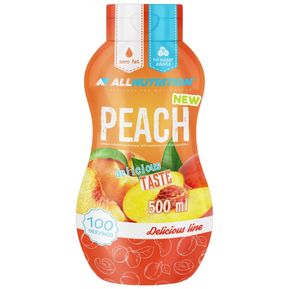 Sirop zéro calorie | Pêche 500 ml