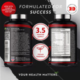 TESTOMAX™ 2.0 /210 gélules, 105 jours/ avec Ashwagandha KSM 66®, CoQ10 &amp; Racine de Maca <tc>Nutravita</tc>