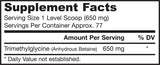 Poudre de cristaux TMG 650 mg 50 grammes
