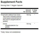 TEAVIGO Green Tea Extrait 90% EGCG 30 Capsules