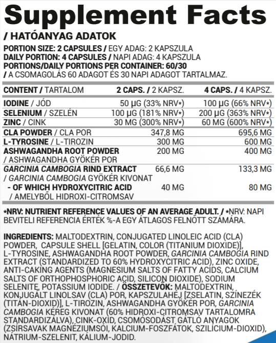 Caps thyroïdiens | Formule de support thyroïde naturel - 120 capsules