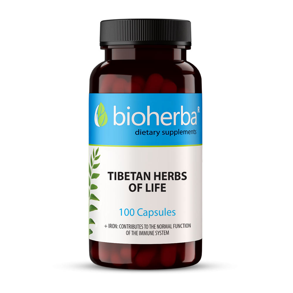 Herbes tibétaines de la vie 200 mg - 100 capsules