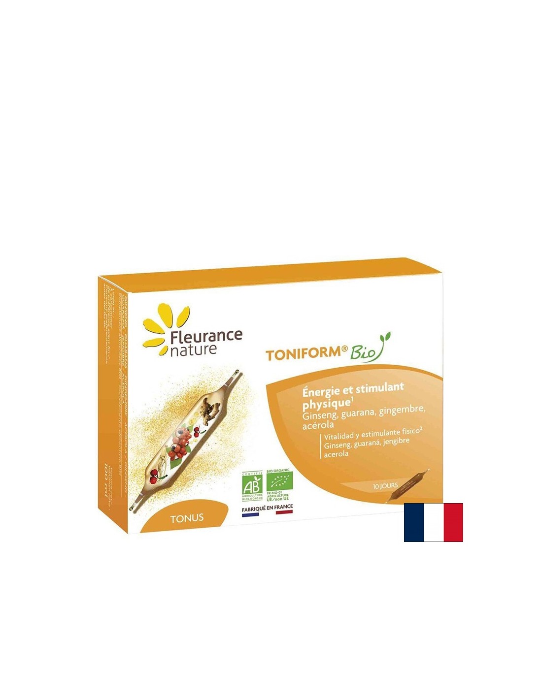 Tone et énergie - Bio toniforme, 10 ampoules pour boire la nature en flou