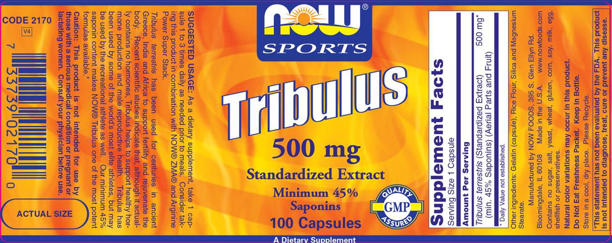 Tribulus 500 mg - 100 capsules