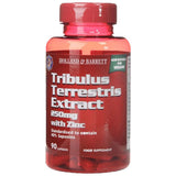 Tribulus terrestris extrait 250 mg (équivalent de 1750 mg)/+ capsules de zinc 90