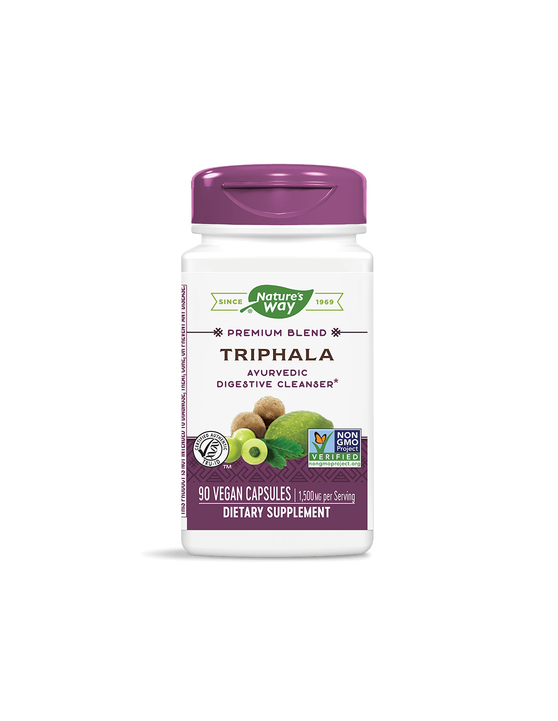 Triphala 500 mg - 90 capsules