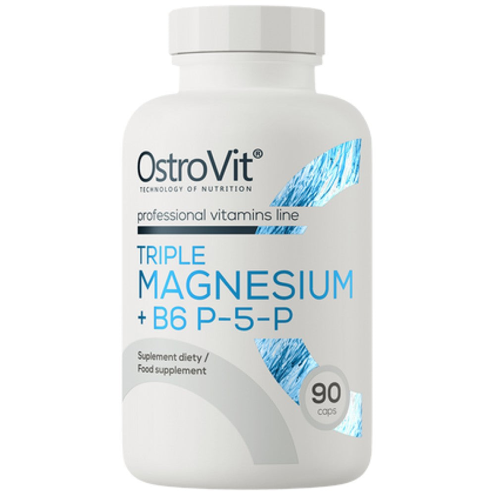 Triple magnésium + B6 P-5-P 90 Capsules