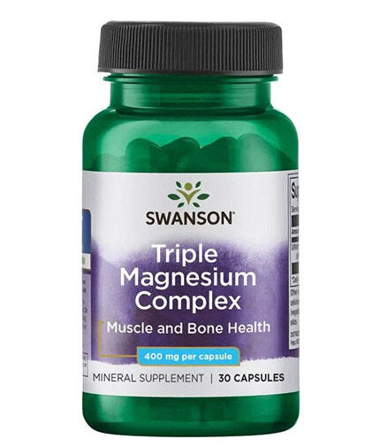 Complexe triple magnésium 400 mg - 30 capsules