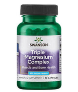 Complexe triple magnésium 400 mg - 30 capsules