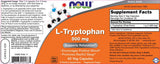 Tryptophane 500 mg - 60 capsules