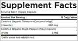 Curcuma et poivre noir - 60 capsules