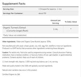 Extrait de curcuma liquide | Certifié biologique - 59 ml