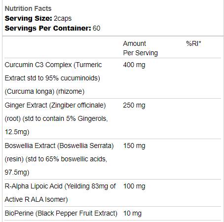 Curcuma + | avec boswellia & r-ala - 120 capsules
