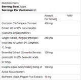Curcuma + | avec boswellia & r-ala - 120 capsules