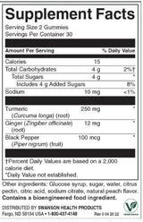 Curcuma avec gummies au gingembre | Mangue - 60 comprimés à croquer