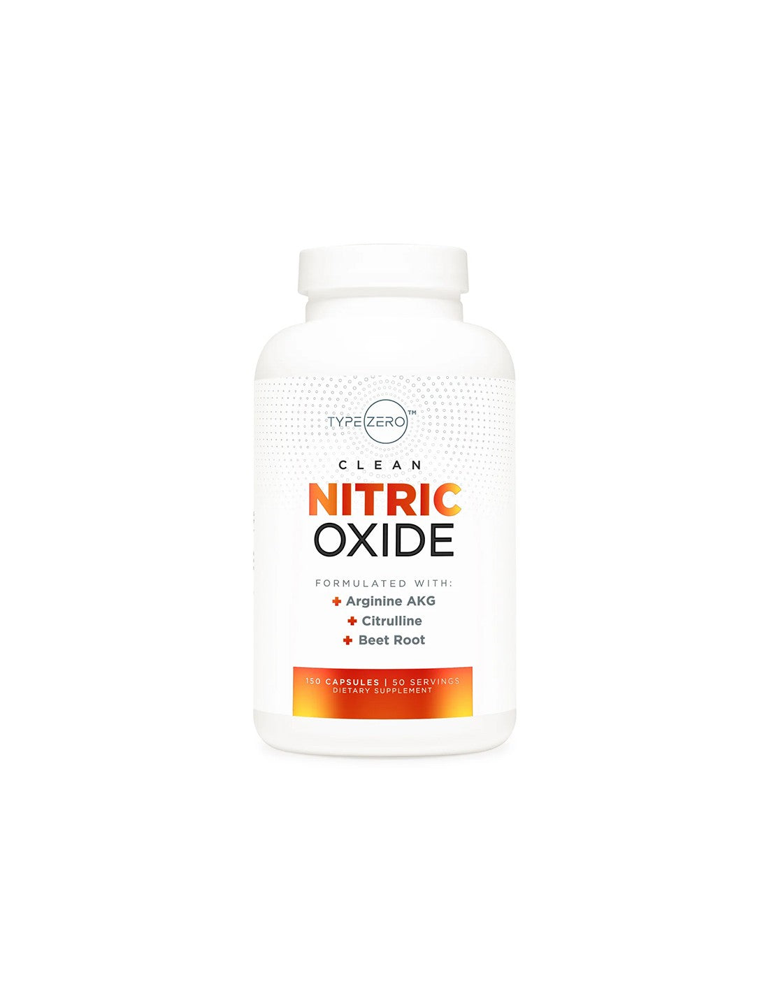 Énergie et endurance - Type d'oxyde nitrique zéro, 150 capsules