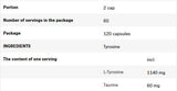 Tyrosine | Pouvoir mental - 120 capsules