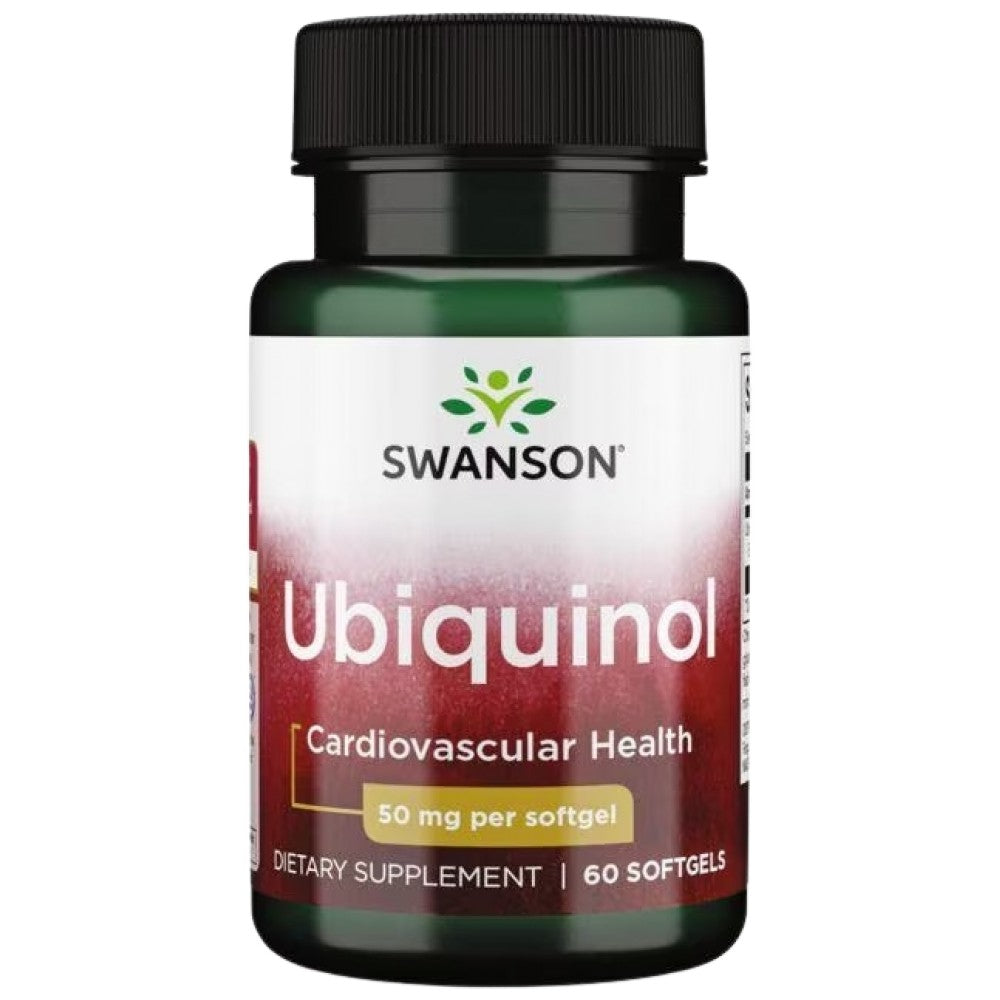 Ubiquinol 50 mg - 60 capsules de gel