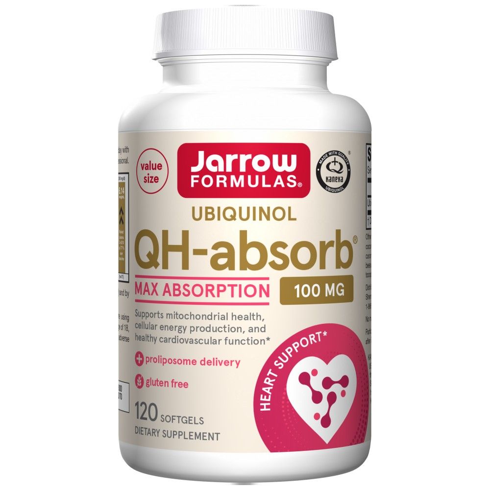 Ubiquinol QH-Absorb 100 mg - 120 capsules de gel