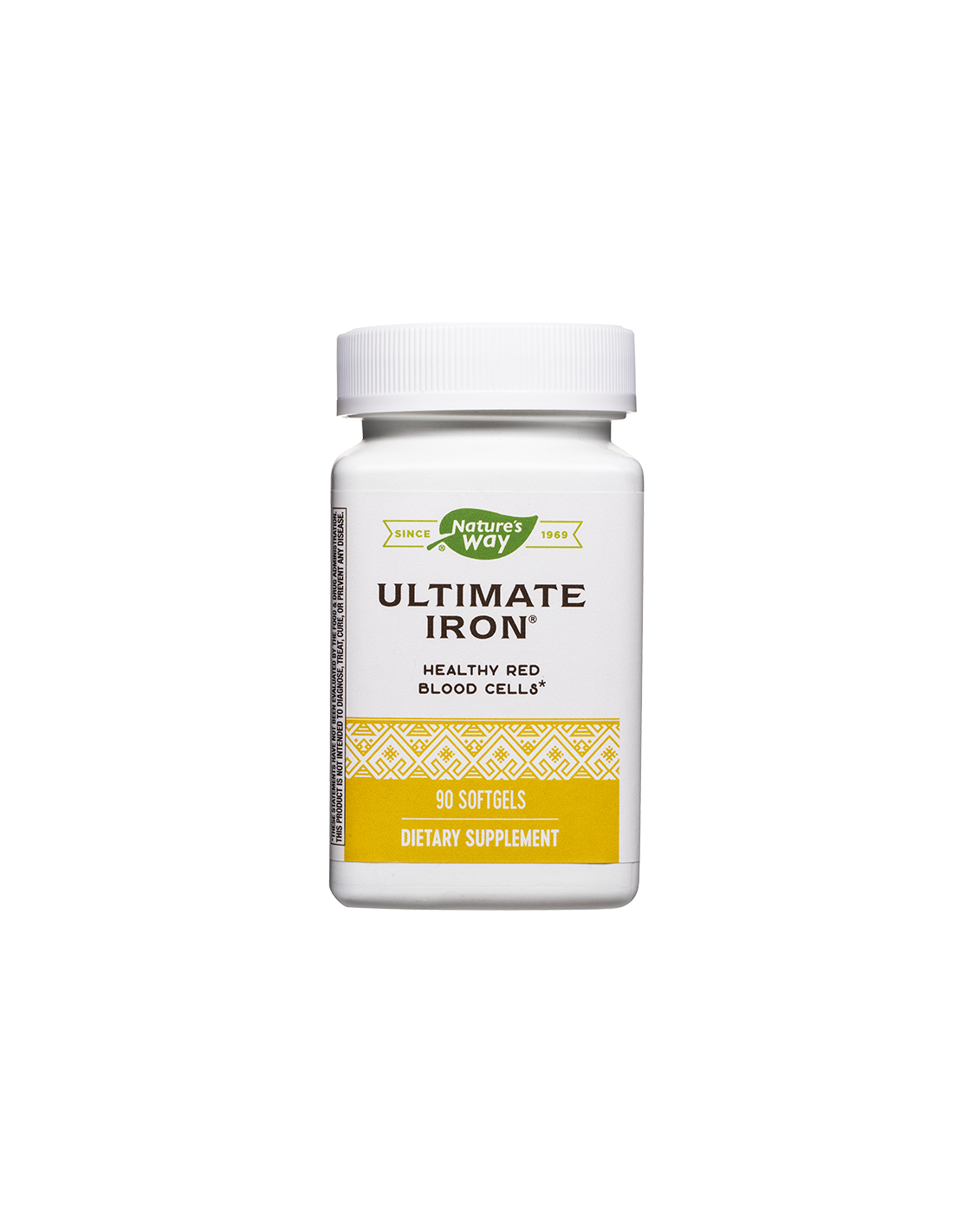 Fer ultime - formule avec fer, folate et vitamine B12 (pour l'anémie), 90 softgels Nature's Way