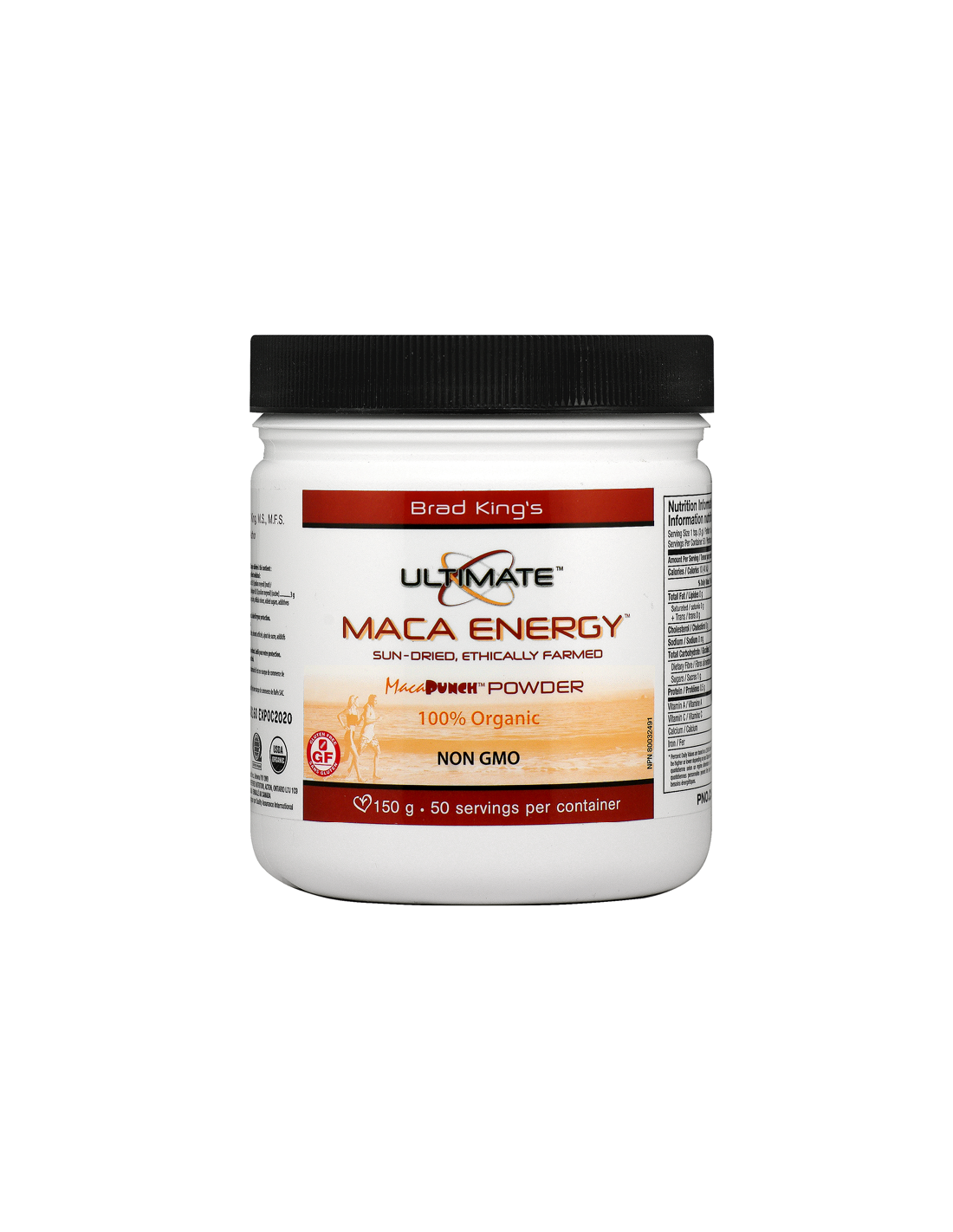 Ultimate® Maca Energy Bio/Maca 150 g poudre x 50 doses <tc>Natural Factors</tc>