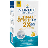 Ultime Omega 2x Mini 1120mg | Avec vitamine D3 - 60 capsules de gel