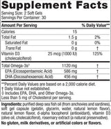 Ultime Omega 2x Mini 1120mg | Avec vitamine D3 - 60 capsules de gel