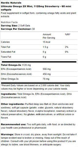 Ultime oméga 2x mini 1120 mg - 60 capsules de gel à croquer