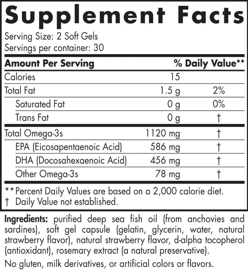 Ultimate Omega 2X Teen - 60 softgels