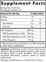 Ultime Omega Junior 680 mg - 90 capsules de gel