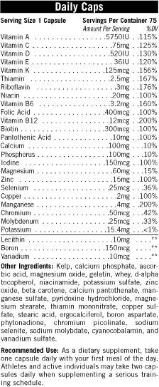 Caps quotidiens 75 capsules