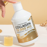 Collagène de poisson 15 000 mg avec du rétinol, Hyaluron, Elastin - 500 ml