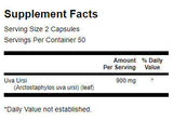 Uva Ursi Leaf 450 mg - 100 capsules