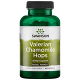 Valériane, camomille et houblon 60 capsules