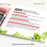 Complexe de formation de collagène végétalien 180 capsules végétales. <tc>Nutravita</tc>