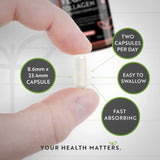 Complexe de formation de collagène végétalien 180 capsules végétales. <tc>Nutravita</tc>