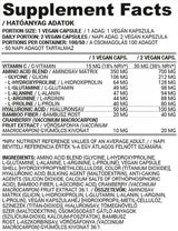 Support de collagène végétalien/avec acide hyaluronique et acides aminés - 100 capsules