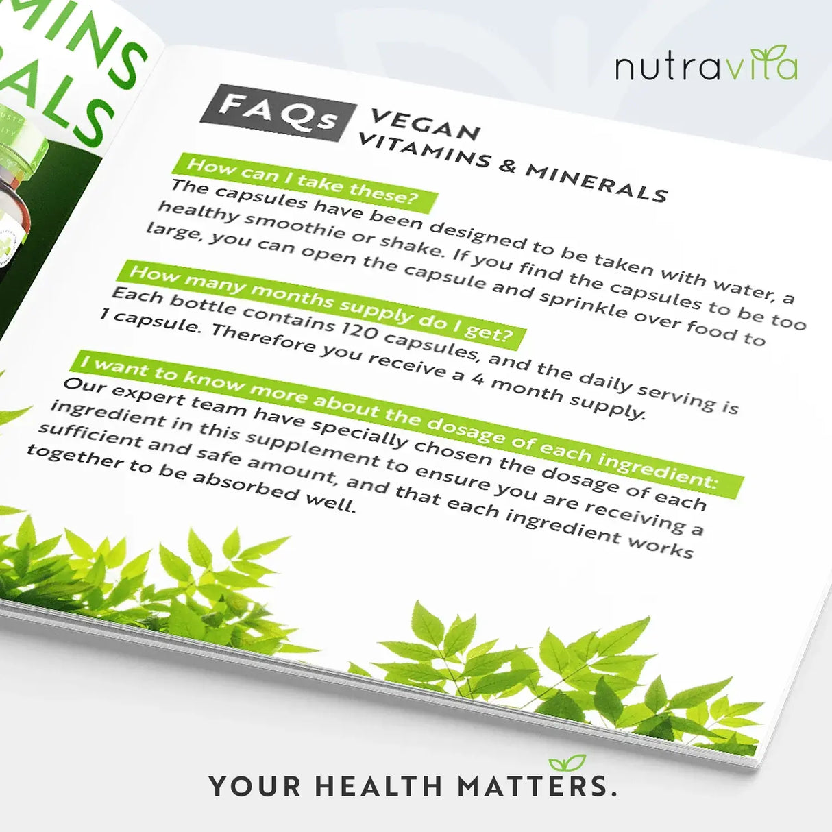 Multivitamines essentielles végétaliennes/120 capsules, 120 jours/ <tc>Nutravita</tc>