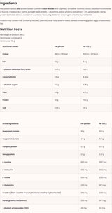 Muscle végétalien | avec la créatine, le BCAA et le ginseng 360 grammes