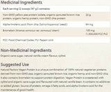 Facteurs de protéines végétaliennes 340 grammes