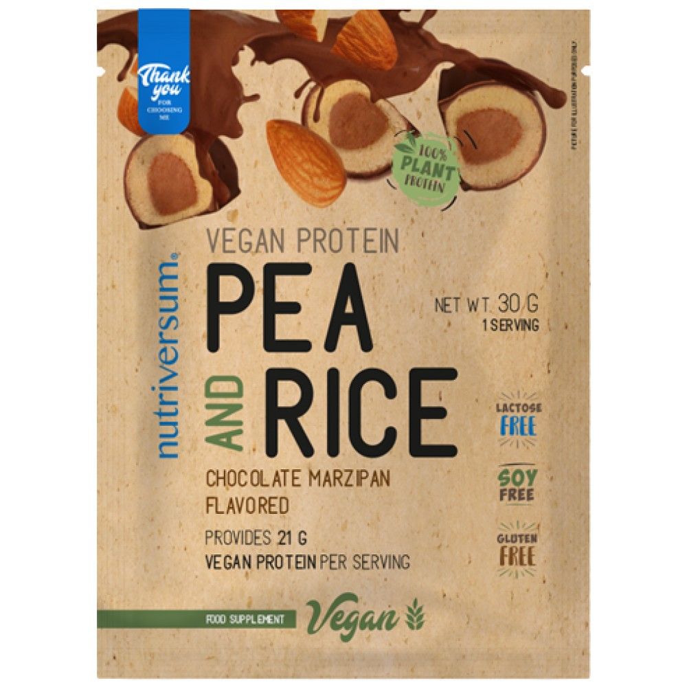 Protéine végétalienne | Pois et riz - 30 grammes