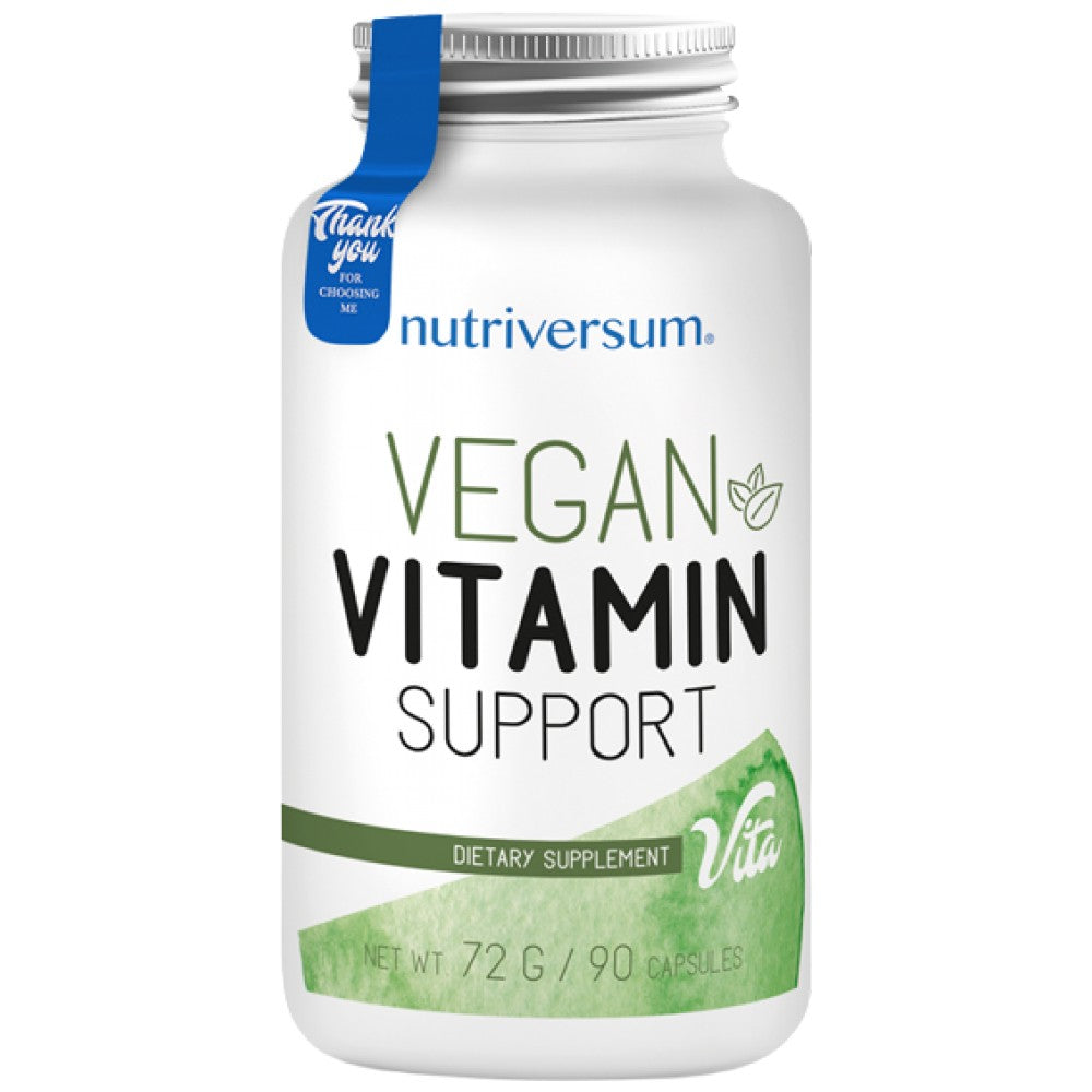 Support de vitamine végétalienne | Multivitamines et minéraux pour les capsules végétaliennes 90