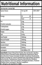 Veggie-Might | 3 en 1 Formule complète ~ Greens et multi-vitamines et probiotiques - 180 grammes
