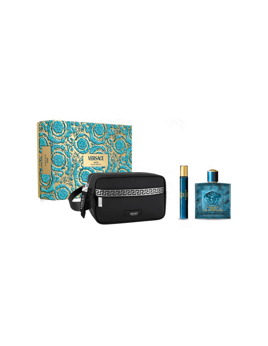 <tc>VERSACE</tc> Coffret de Noël 3 pièces Eros Eau de Toilette Spray 100 ml