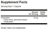 Vinpocétine 10 mg - 90 capsules