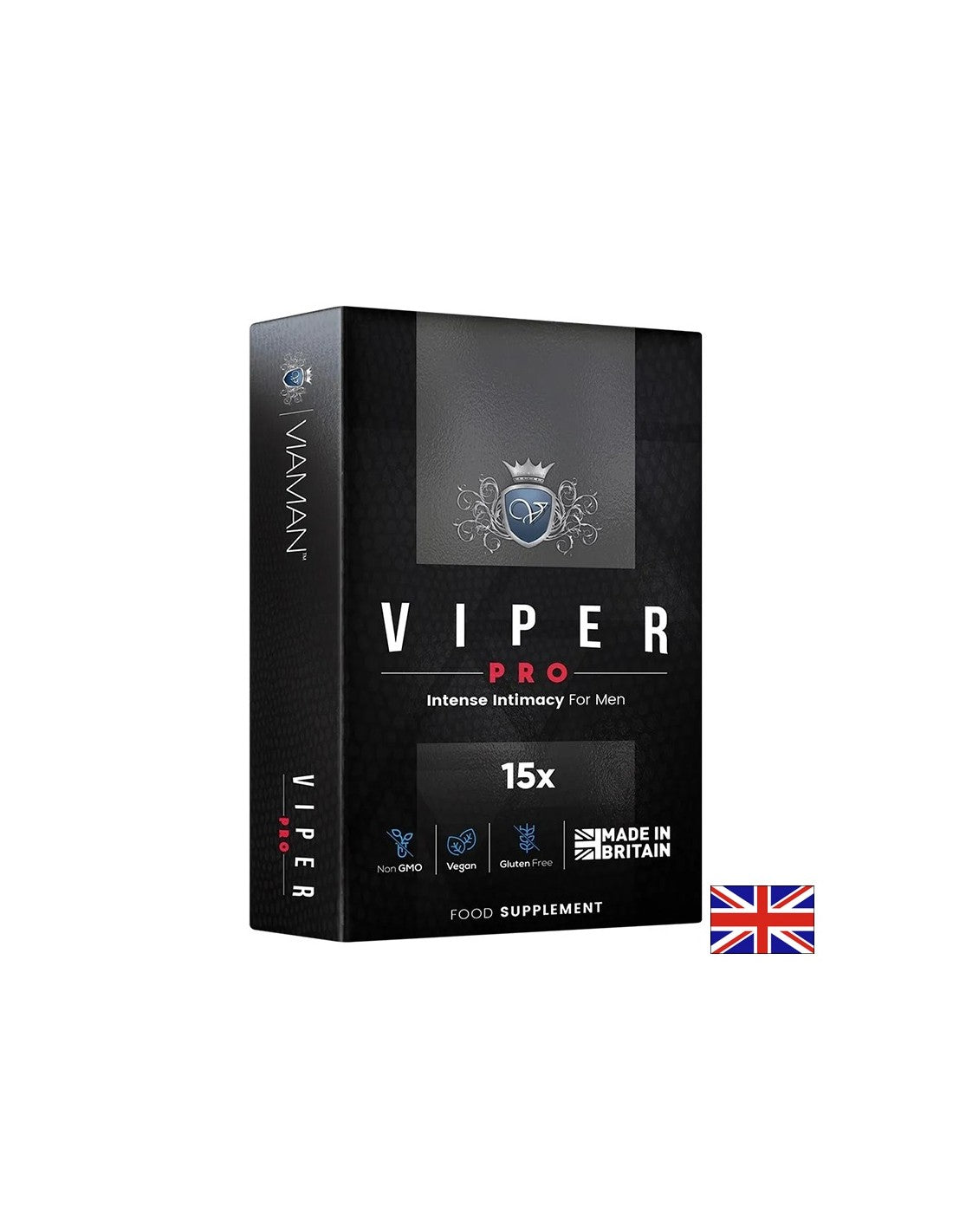 Aphrodisiac pour hommes Viper Pro, 15 capsules