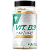 Vit. D3 + K2 (MK-7) | Capsules de vitamine D et de vitamine K2 Formule 60