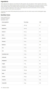 Vit & Min Shot | Formule multivitamine et minérale - 100 ml