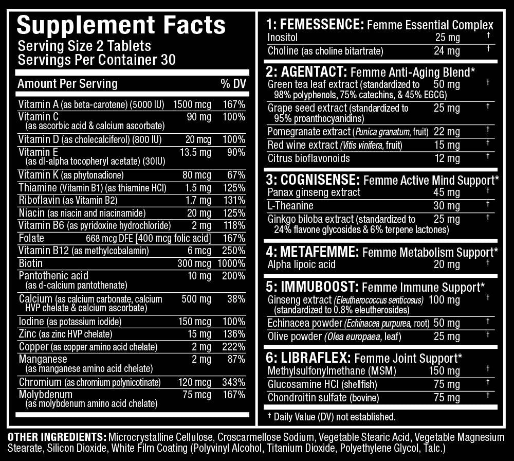 Vitaform/Prime Multi-vitamin pour femmes - 60 comprimés